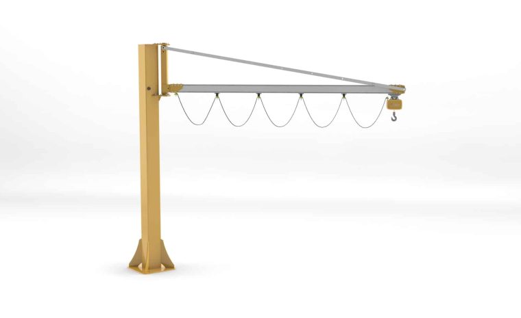 Fixed & Rigid Jib Cranes – Wall or Pillar Mounted Lifting Solutions
