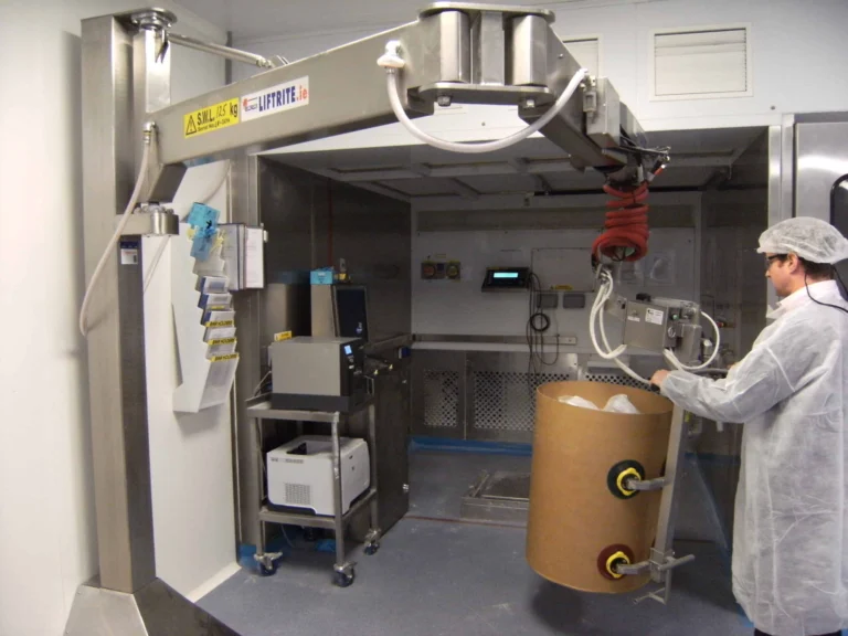 Stainless Steel Jib Cranes – Fixed Pillar & Wall-Mounted Options