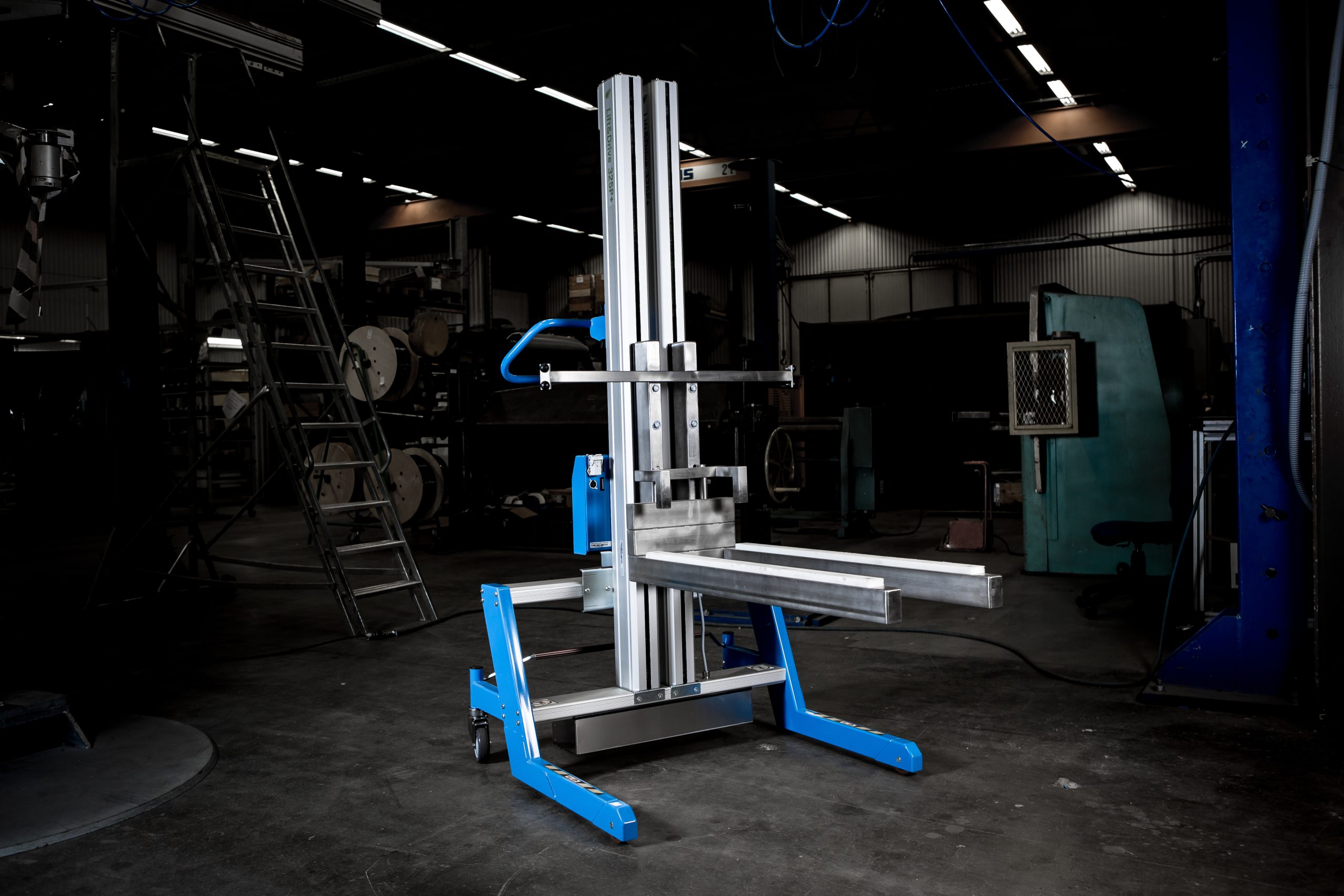 Mobile Lift Trolley with Forks – Lift & Drive Ergonomic Lifting Solution