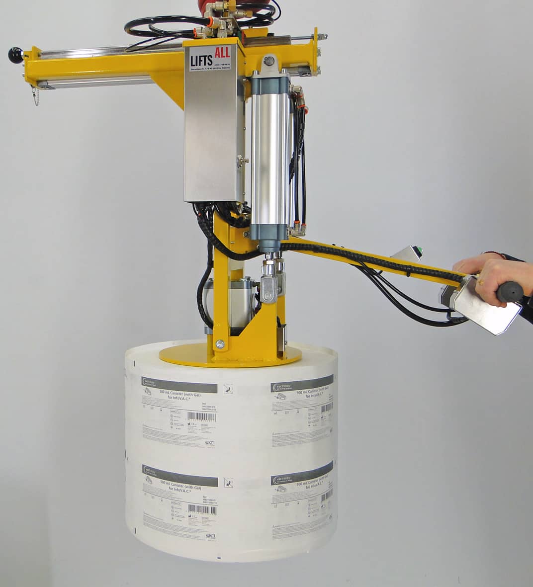 Reel Handling Solutions Mechanical & Vacuum Grippers