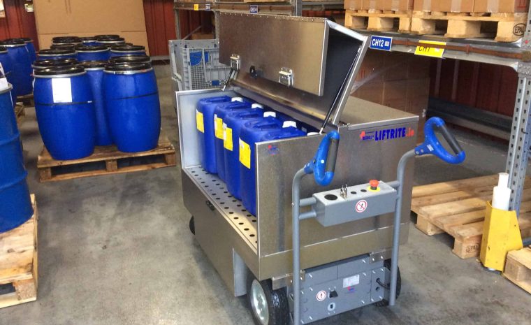 Touch2Move Electric Platform Trucks – Sensor-Controlled, Battery-Powered for Heavy-Duty Use