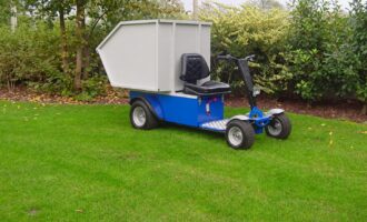 Custom electric vehicle with large load container