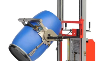 The Benefits of Using Stacker Trucks with Drum Rotators in a Warehouse Environment