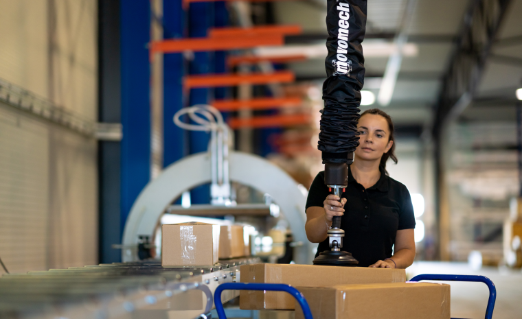 Tube Lifters for Boxes & Parcels – Ergonomic Handling with Capacities from 5 kg to 40 kg 