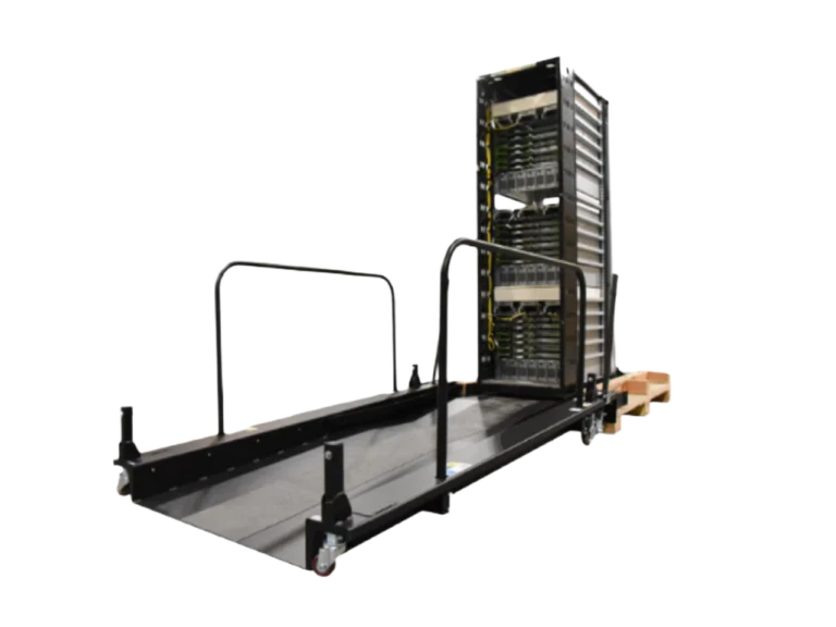 Server Rack Ramp for Controlled Loading and Unloading