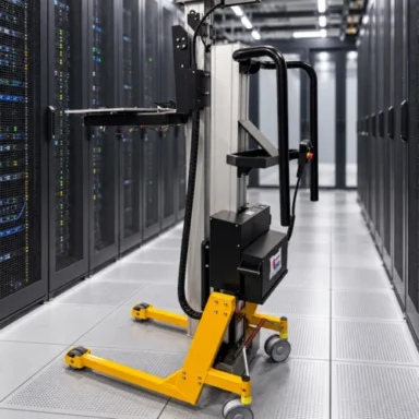 LDLR Lift & Drive Mobile Lift Trolley for Server Handling
