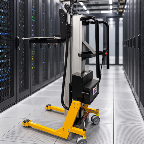 LDLR Lift & Drive Mobile Lift Trolley for Server Handling