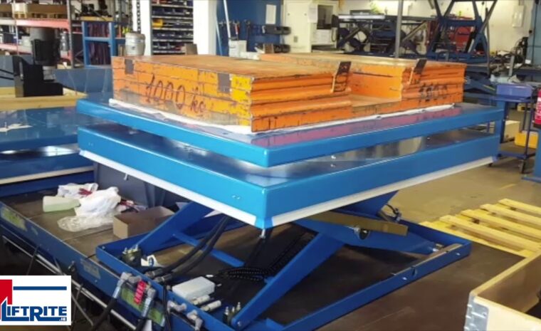 Project Spotlight: Installed Scissor Lift Table with Rotating Platform